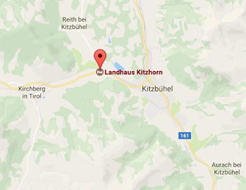 GoogleMapsStandort Landhaus Kitzhorn, Kitzbühel in Tirol